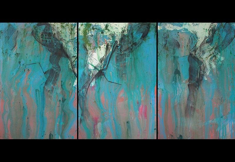 Luciano Spano Italy 1959 150×300 cm Acrilico tela 2013 terres sud gallery