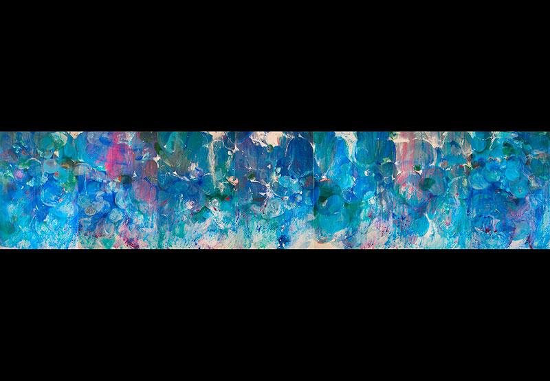 Luciano Spano Italy 1959 170x700cm Acrilico tela 2017 terres sud gallery