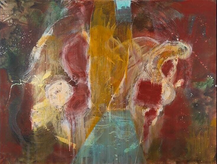 Luciano Spano Italy 1959 Acrilico lino 150x200cm 2013 terres sud gallery e1644695826863